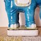 Elephant ceramic vintage plant stand side table
