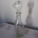 Glass cat shape bottle