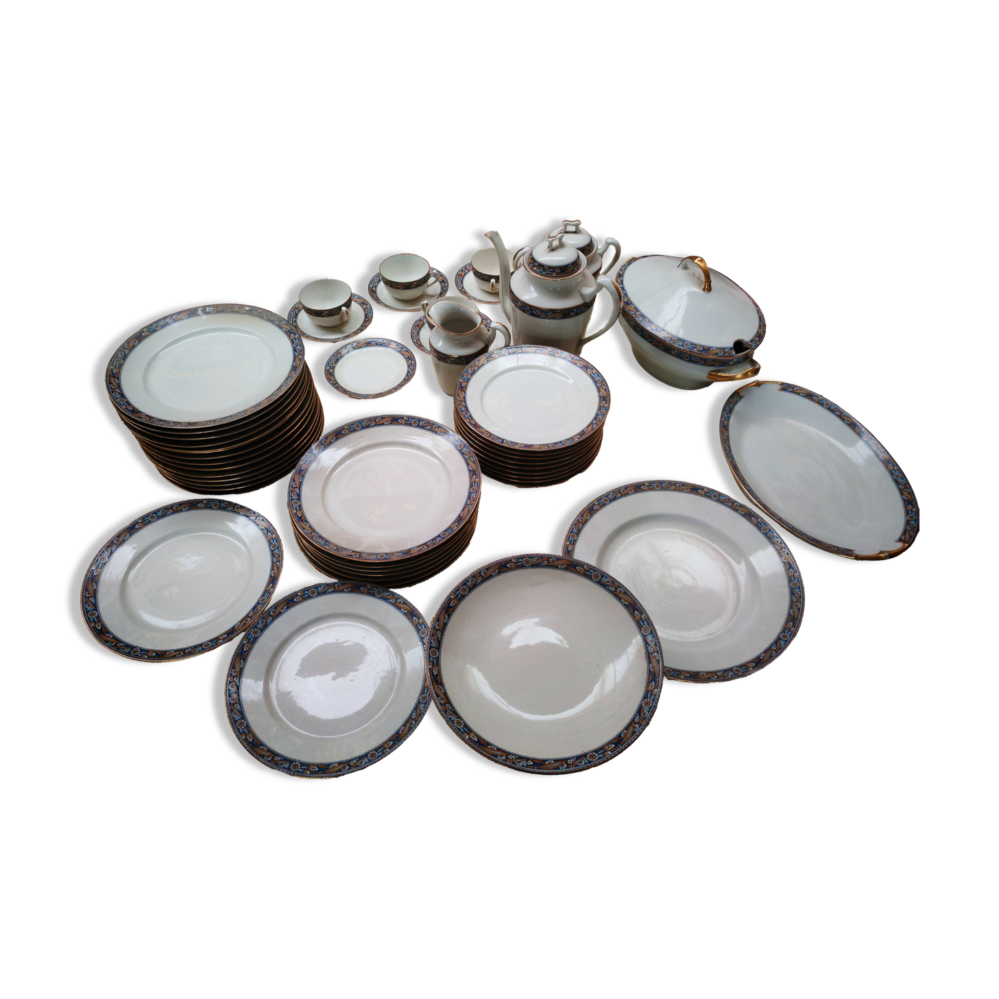 Limoges porcelain service