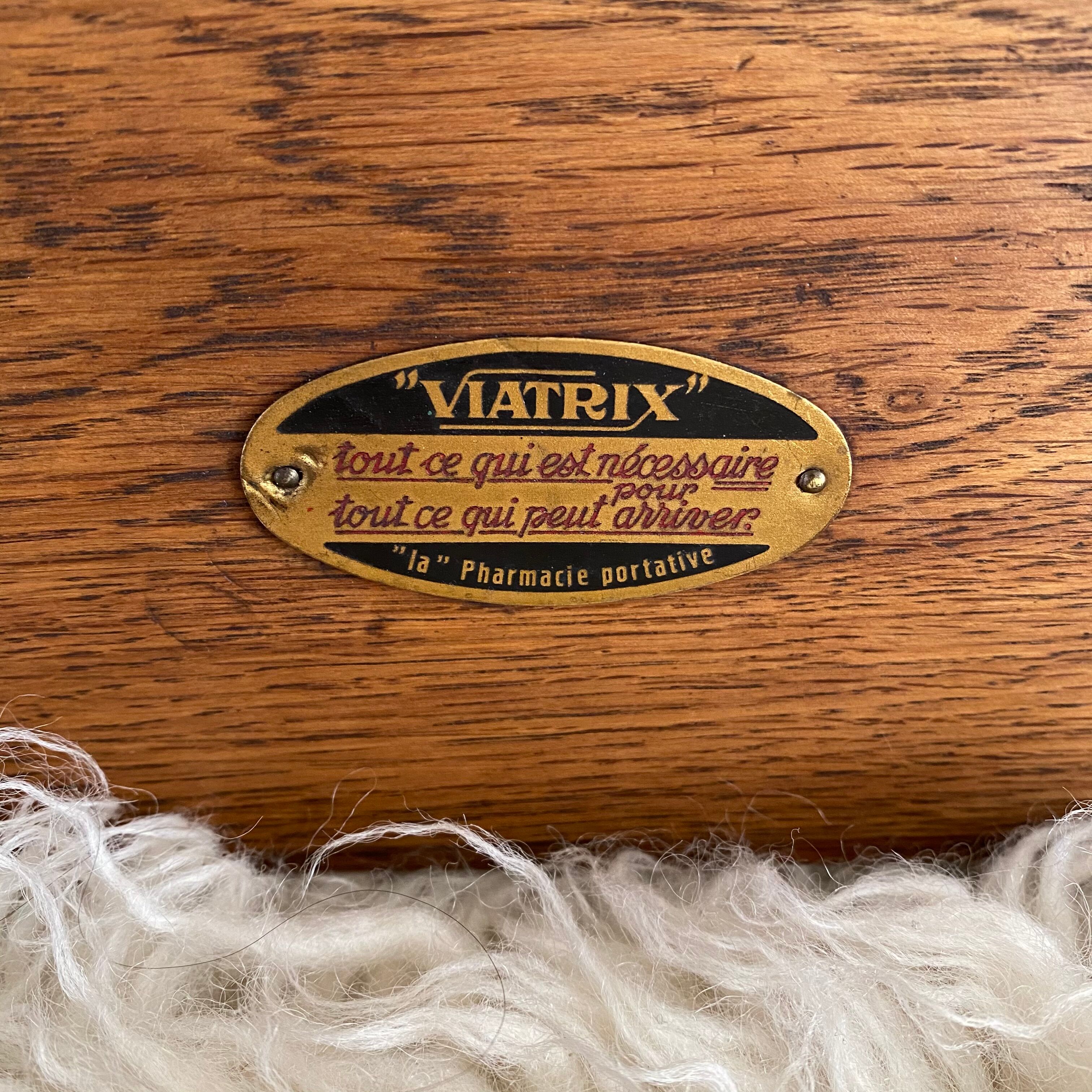 Old portable pharmacy box