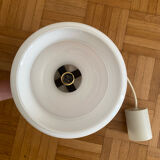 Vintage opaline pendant lamp