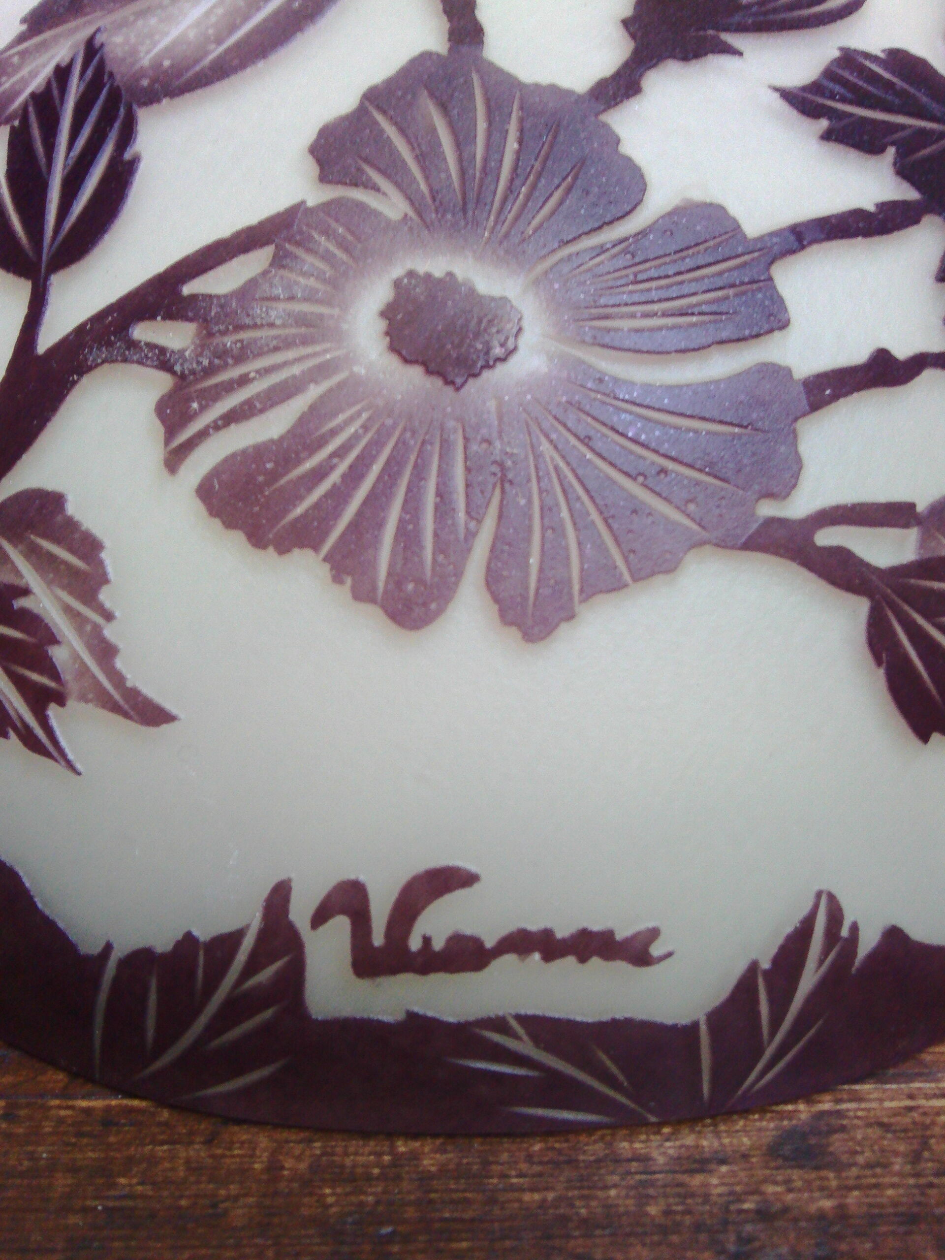 Two Vianne glassware wall light