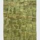 Green M'rirt Berber rug with engraved patterns, 3.10x2m