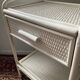 Vintage rattan bedside table from the 70s and 80s