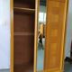 Wardrobe compass foot sliding doors