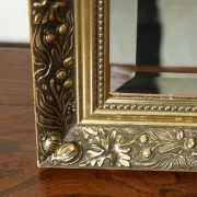 Vintage Wall Mirror Ornate with Sculpted Details