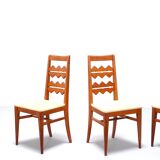 Series of four Scandinavian chairs from the 40s