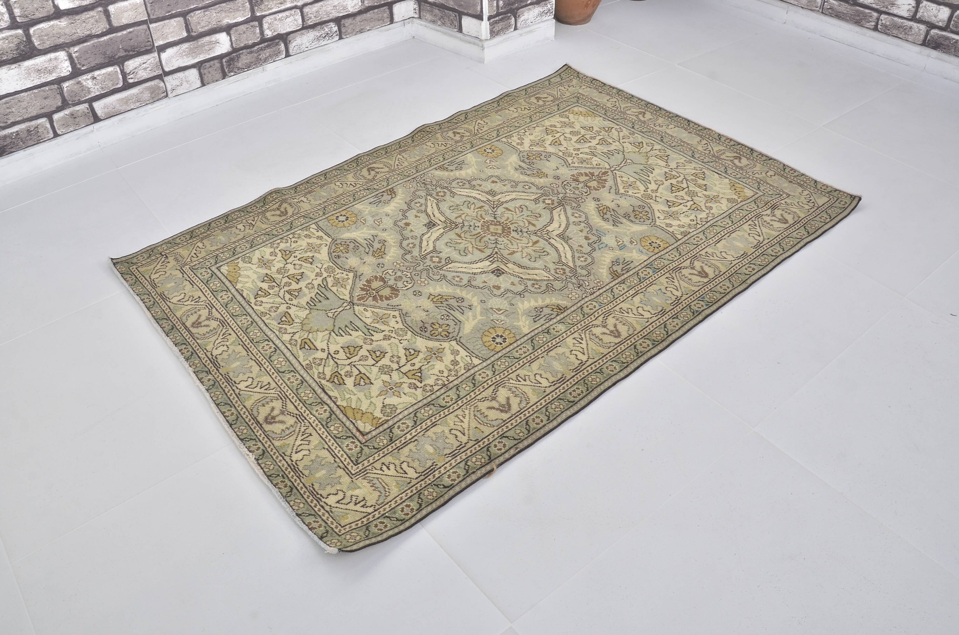 Geometric Anatolian Green Rug sku 1174
