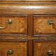 Antique Sheraton wardrobe from around 1800 with drawers - George III