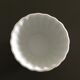 Scalloped porcelain bowl