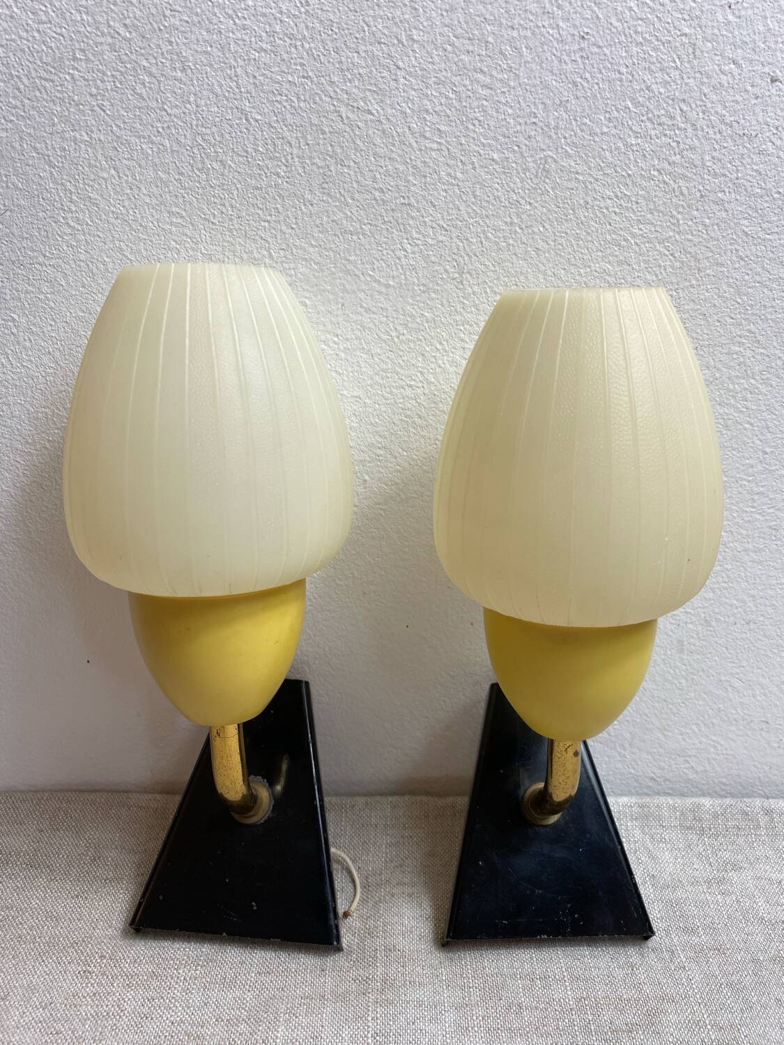 Paire d’appliques, années 60/70