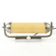 Art Deco wall lamp, functionalism, chrome-plated brass, Czechoslovakia, 1950s