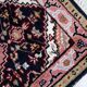 Vintage indian mahal handmade carpet 61cm x 88cm 1970s
