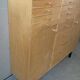 Vintage 20-drawer craft cabinet, 1960s in raw wood
