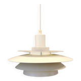Jeka hanging lamp model 8031-P, in original white lacquer.