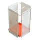 Modernist perforated metal umbrella stand from the 60s/70s