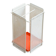Modernist perforated metal umbrella stand from the 60s/70s