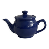Small blue porcelain teapot