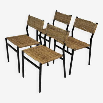 Suite de 4 chaises vintage - Se05 Martin Visser - Spectrum - Design années 60
