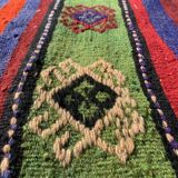 Traditional kilim carpet turkish shabby vintage country house in kelim wool 220x174 cm