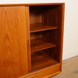 Vintage cabinet | Danish design | sliding doors | Gunni Omann | 180 cm