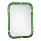 Rectangular "Torciglione" Wall Mirror Murano Glass in Barovier Style