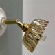 Vintage amber glass lampshade - tableware collection