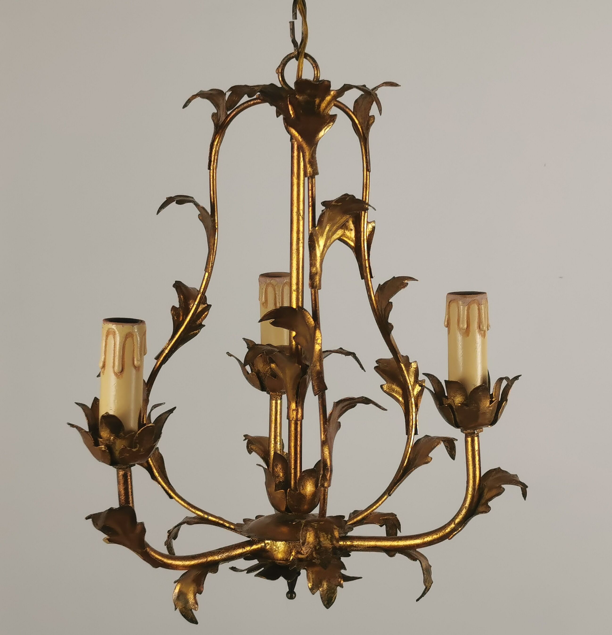 Lustre italien "feuilles"