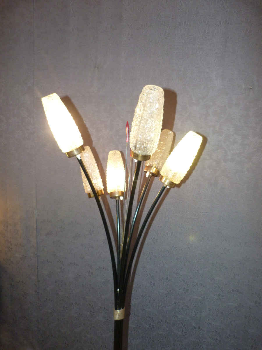 Lampadaire à branches des années 60