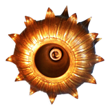 Wall lamp "Sunflower" 1950s