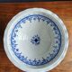 Blue and White Footed Faience Bowl
