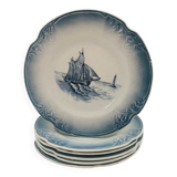 6 "Orchies Nord France" Plates, Marine Model