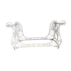 Bed former romantic wrought iron 1900