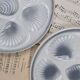 Set of 2 Moulin des Loups oyster plates – antique earthenware