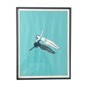 Illustration Agathe Sorlet numbered and signed
