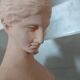 Terracotta bust of a woman