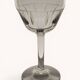 6 Art Deco red wine glasses