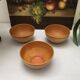 Three small vintage bowls from the 70s stamped France