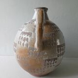 Vase en grès émaillé de Joël Baudouin années 60