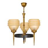 A vintage chandelier from the 1960s, Mid-Century Modern
