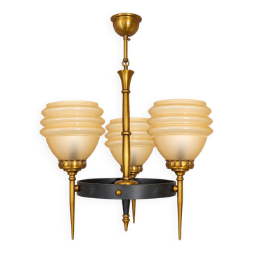 A vintage chandelier from the 1960s, Mid-Century Modern