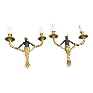 Paire d’appliques empire