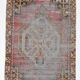 3x6 Distressed Red Oriental Turkish Rug 100x179cm