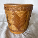 Wicker pot cover