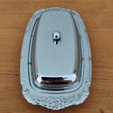 Vintage aluminium butter dish