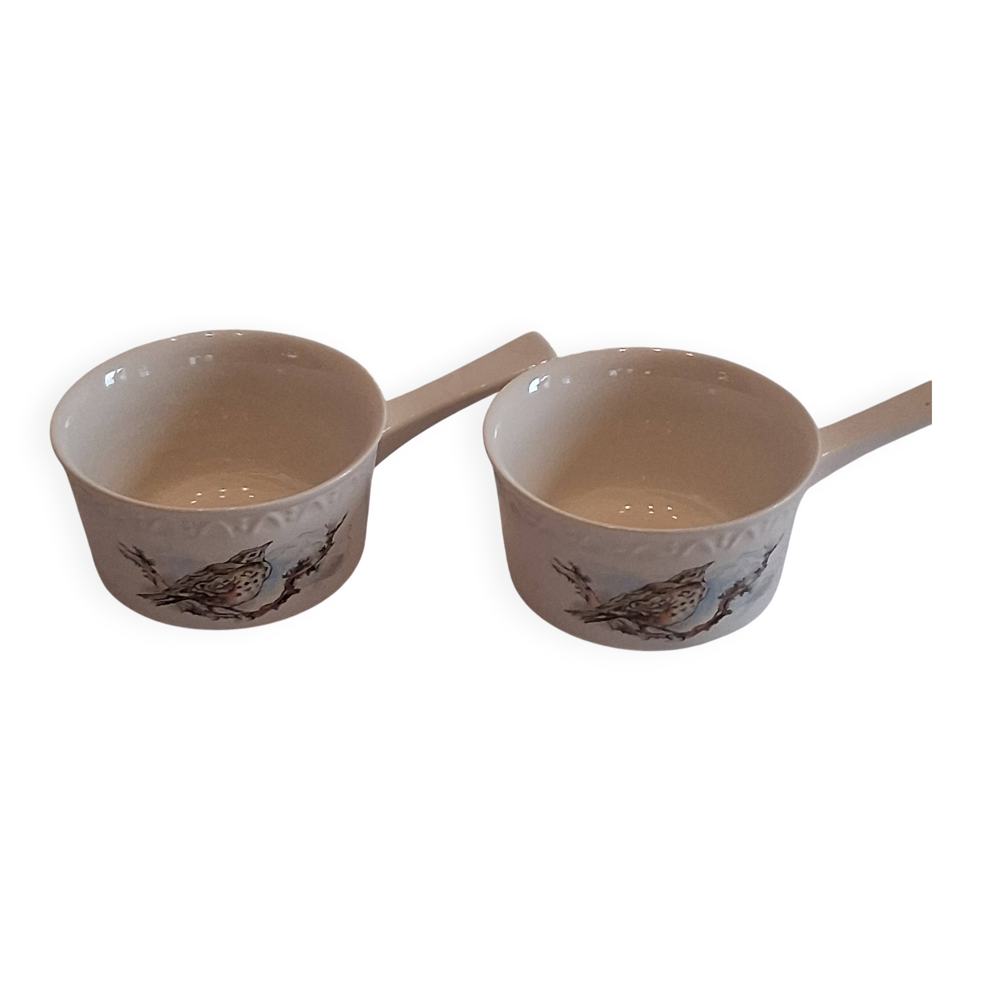 2 very pretty sauceboats or ramekins in porcelain from Villeroy & Boch.