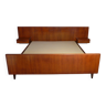 Scandinavian vintage teak double bed