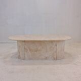 Italian marble coffee table 1980s