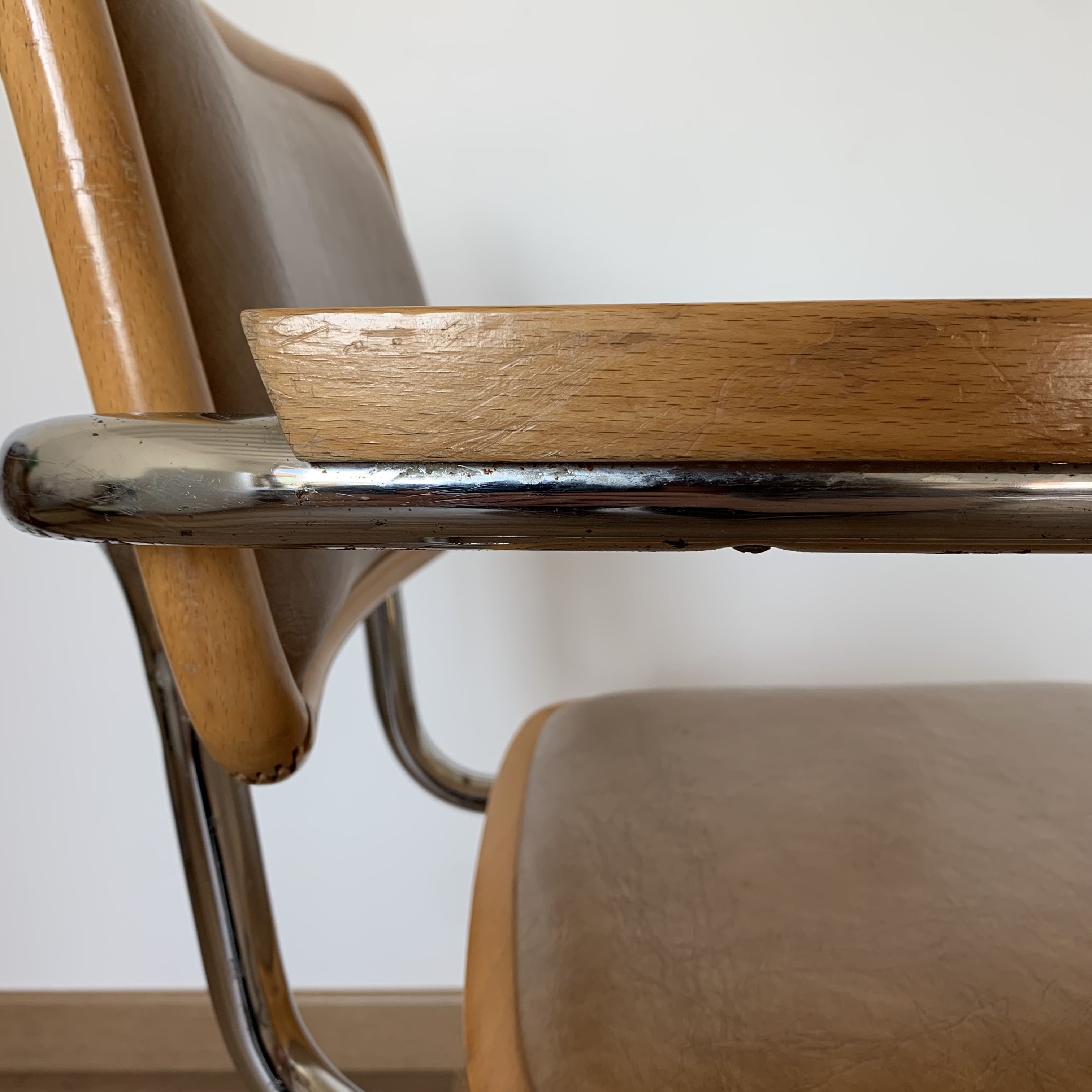 Pair of armchairs B64 by Marcel Breuer