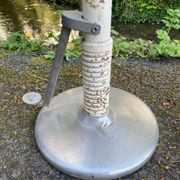 Tabouret industriel hydrolique vintage